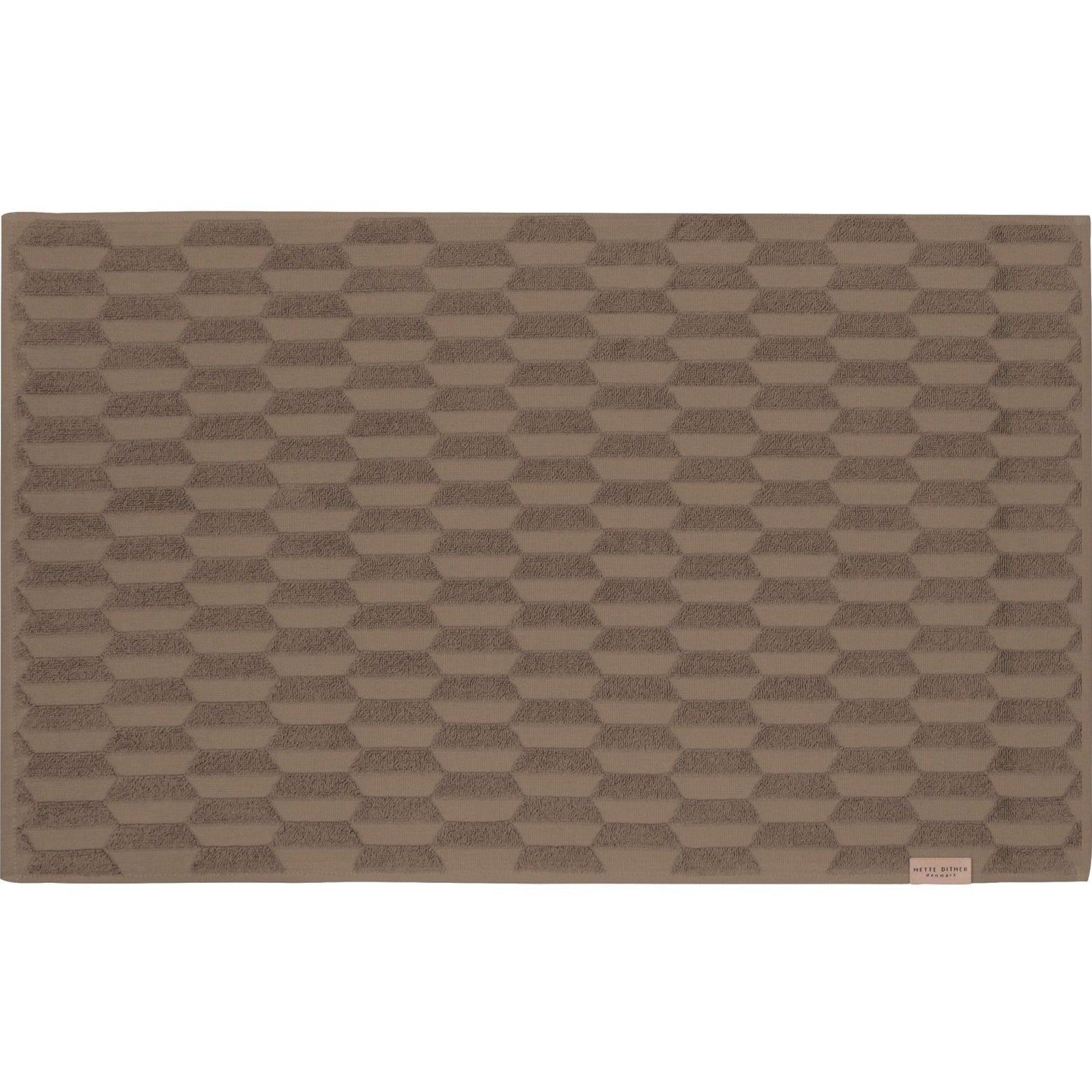 Mette Ditmer GEO Badrumsmatta 50x80, Nougat - Azalea Home