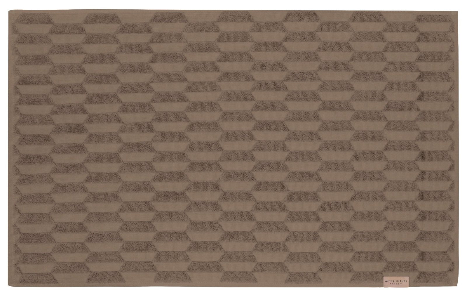 Mette Ditmer GEO Badrumsmatta 50x80, Nougat - Azalea Home