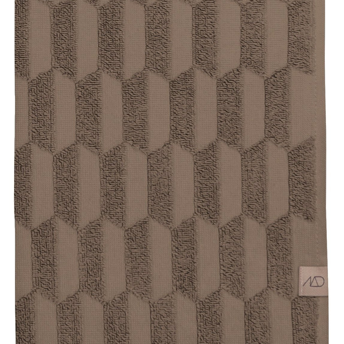Mette Ditmer GEO Gästhandduk 2 - pack 35x55, Nougat - Azalea Home