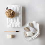 Mette Ditmer GEO Gästhandduk 2 - pack 35x55, Off - white - Azalea Home