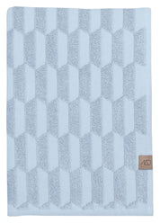 Mette Ditmer GEO Handduk 50x95, Ljusblå - Azalea Home