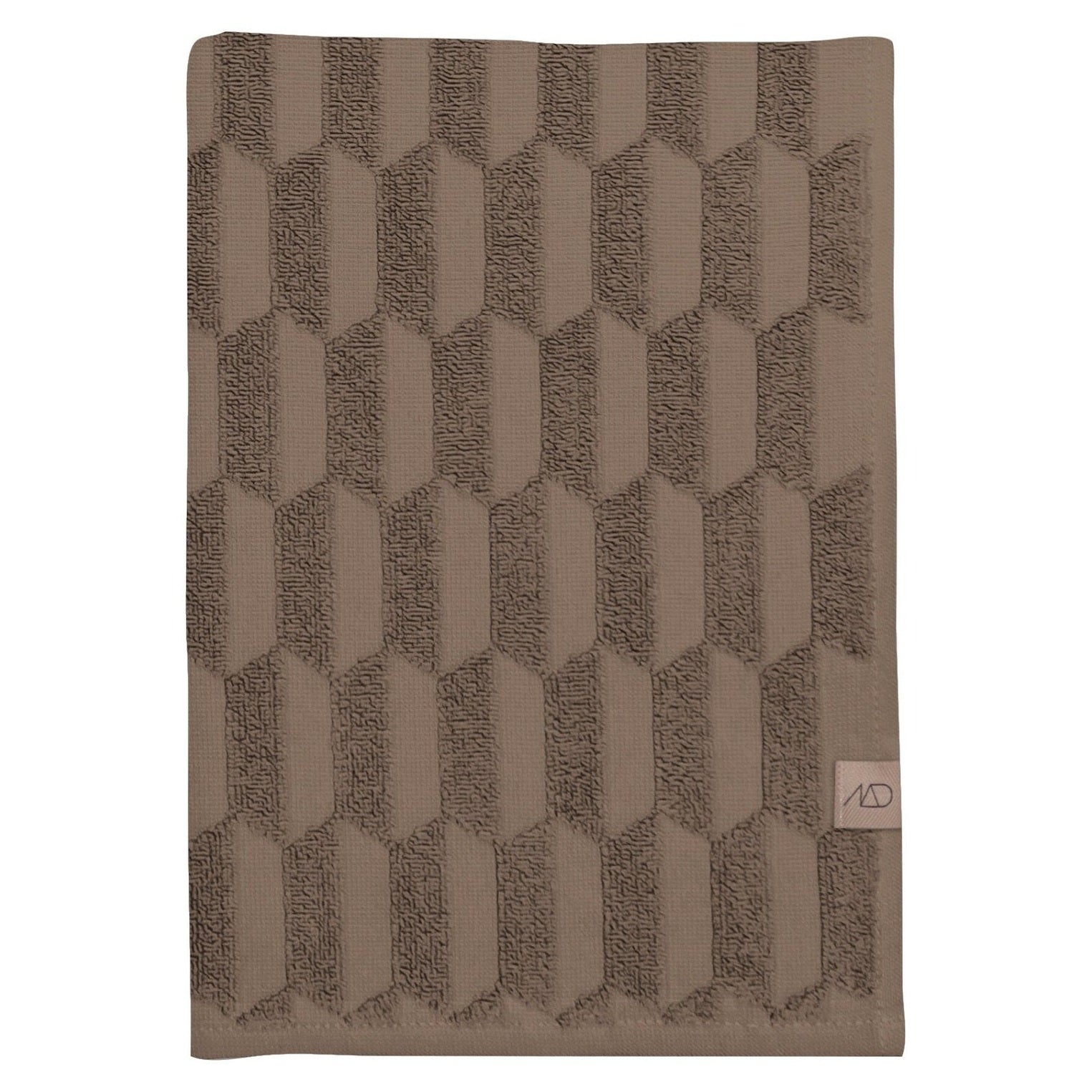 Mette Ditmer GEO Handduk 50x95, Nougat - Azalea Home