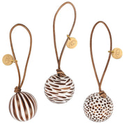 Mette Ditmer GLOBE Julgranskulor 3 - pack, Valnöt - Azalea Home