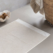 Mette Ditmer GRID Badrumsmatta 50x80, Sand / Off - white - Azalea Home