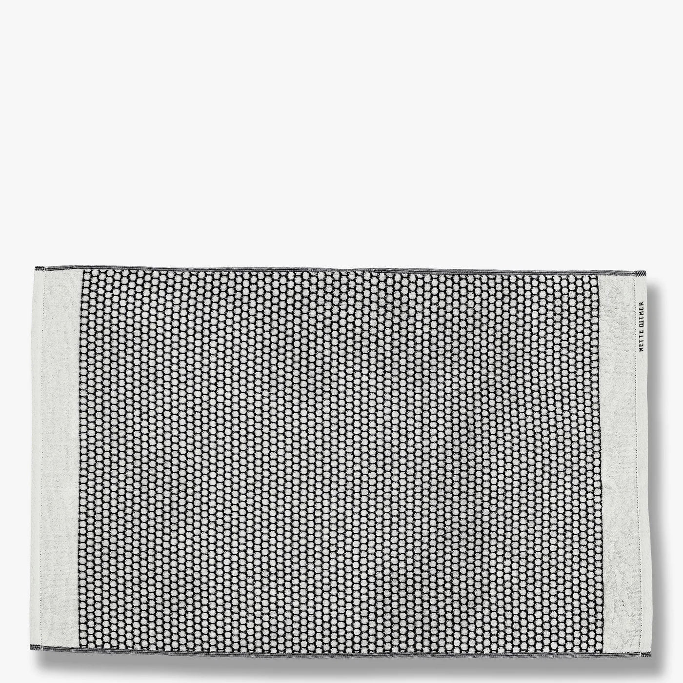 Mette Ditmer GRID Badrumsmatta 50x80, Svart - Azalea Home
