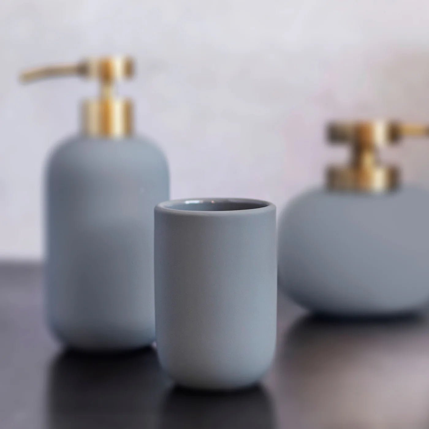 Mette Ditmer LOTUS Tandborstmugg, Frost grön - Azalea Home
