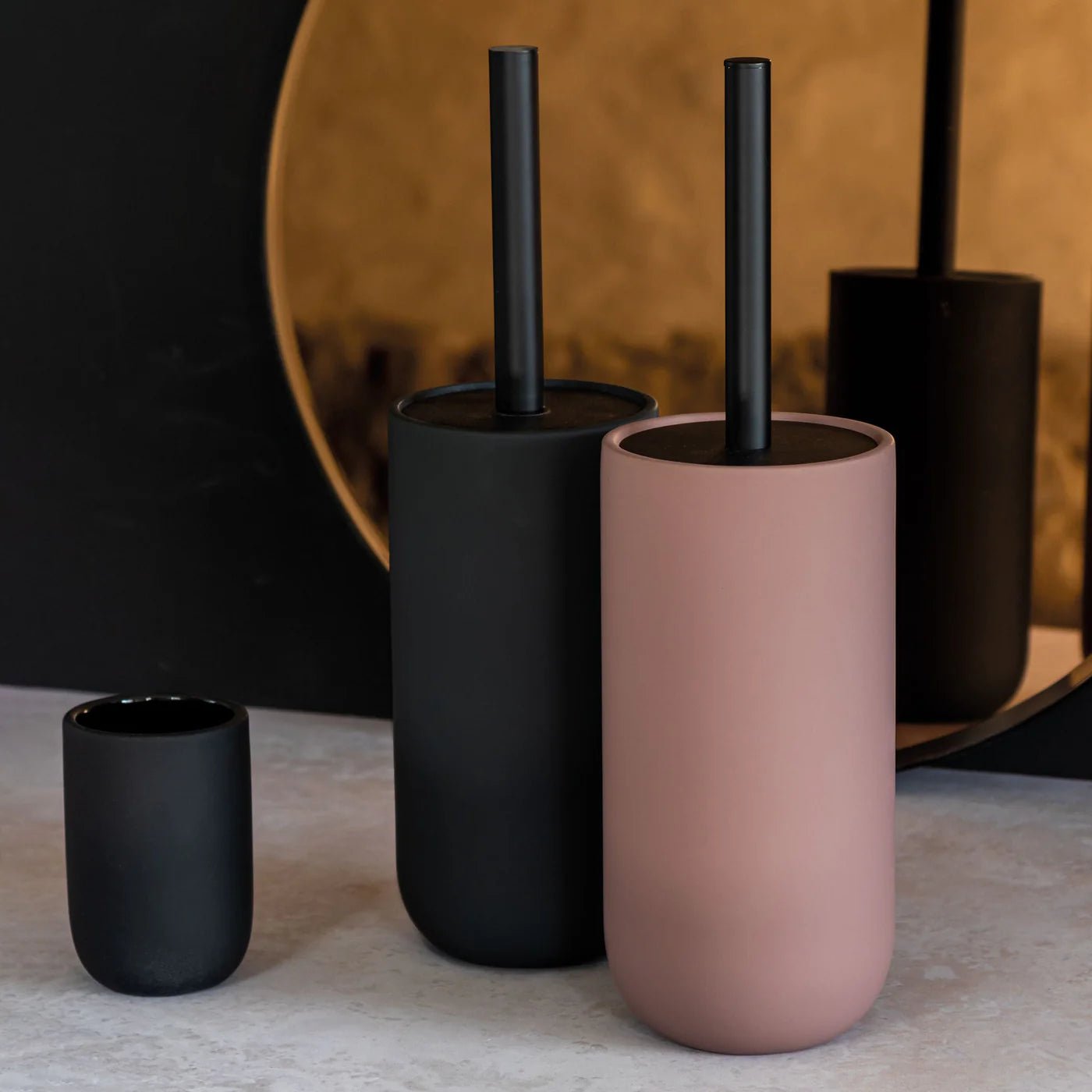 Mette Ditmer LOTUS Toalettborste, Svart - Azalea Home