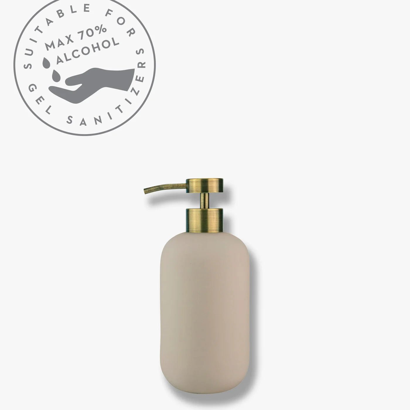Mette Ditmer LOTUS Tvålpump, Sand - Azalea Home