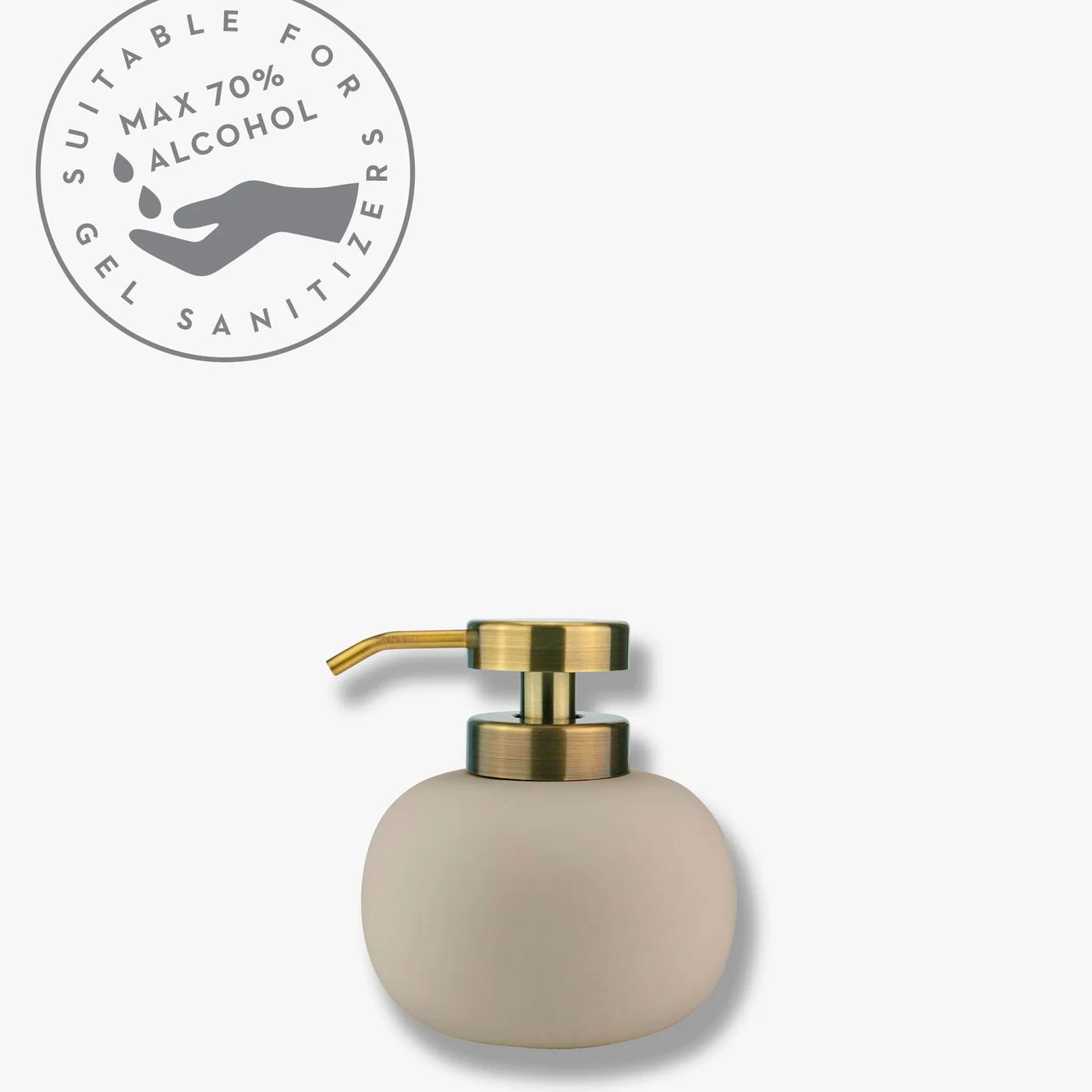 Mette Ditmer LOTUS Tvålpump, Sand - Azalea Home