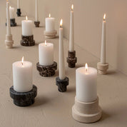 Mette Ditmer MARBLE Blockljusstake, Sand - Azalea Home