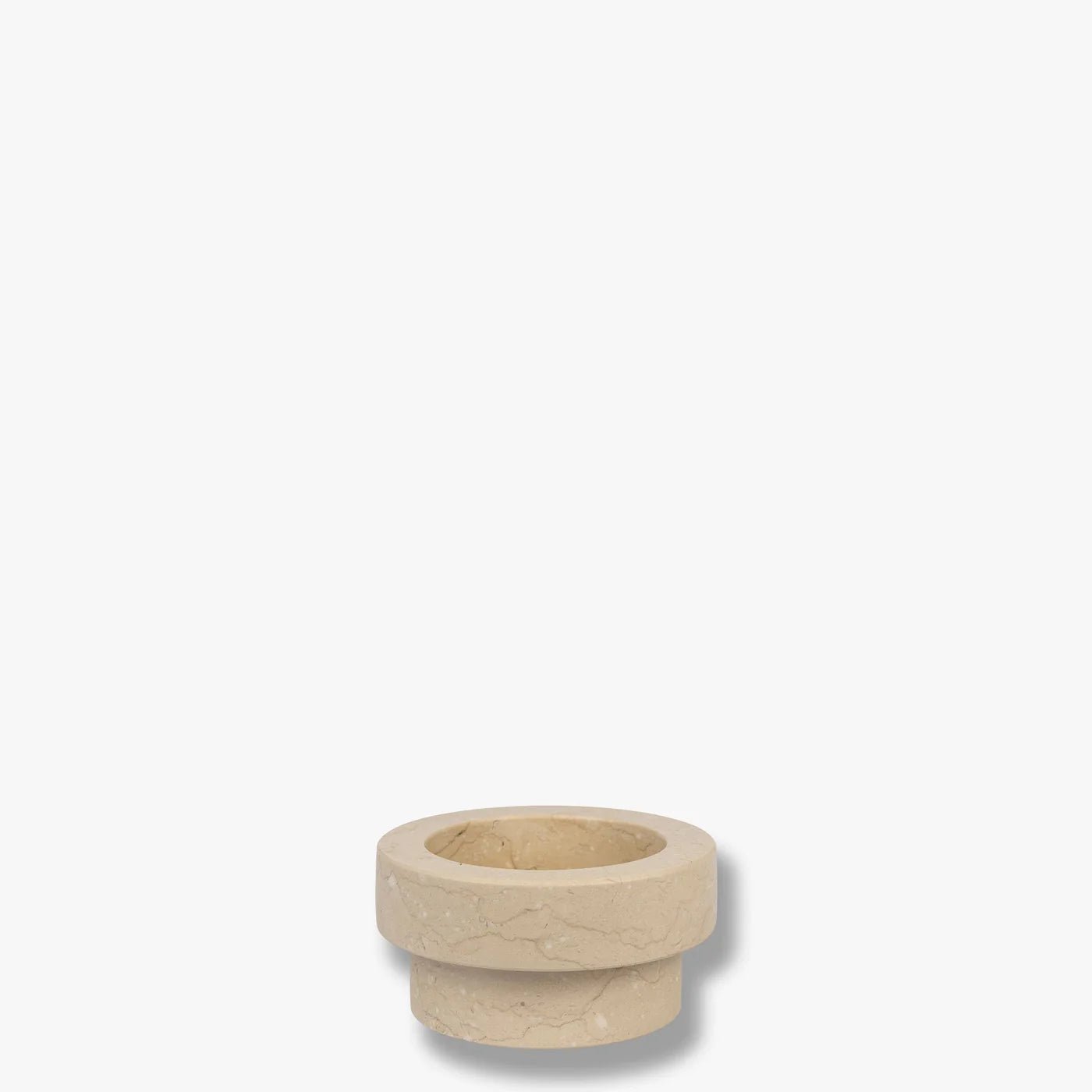 Mette Ditmer MARBLE Blockljusstake, Sand - Azalea Home