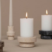 Mette Ditmer MARBLE Blockljusstake, Sand - Azalea Home