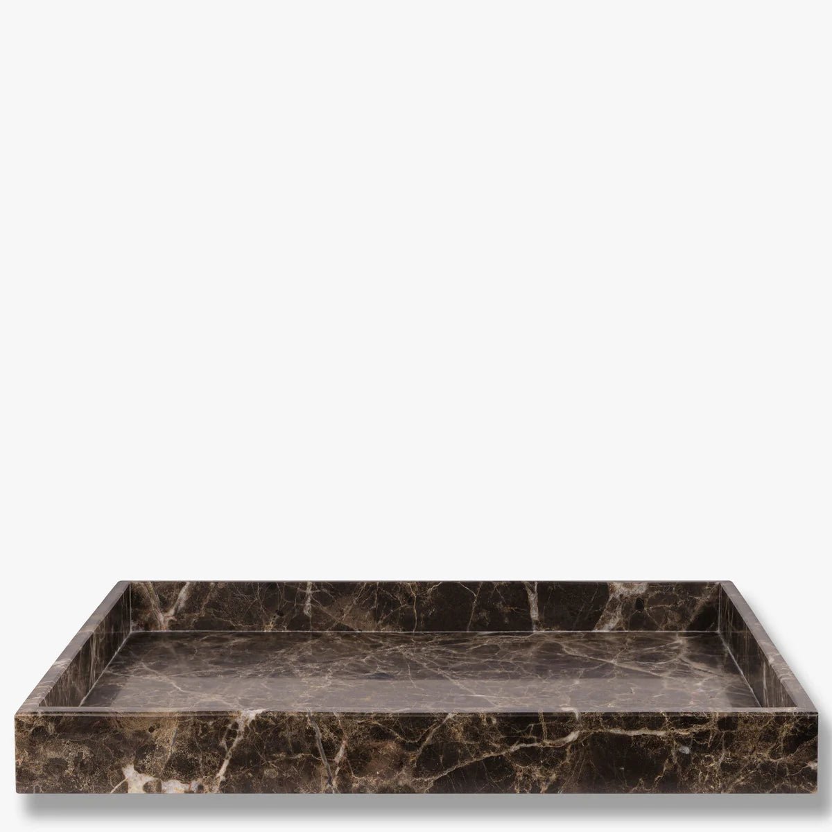 Mette Ditmer MARBLE Bricka, Brun - Azalea Home