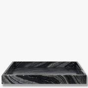 Mette Ditmer MARBLE Bricka, Svart/grå - Azalea Home