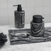 Mette Ditmer MARBLE Dekorationsbricka, Svart/grå - Azalea Home
