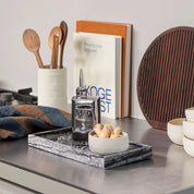 Mette Ditmer MARBLE Dekorationsbricka, Svart/grå - Azalea Home