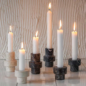Mette Ditmer MARBLE Ljusstake, Brun - Azalea Home