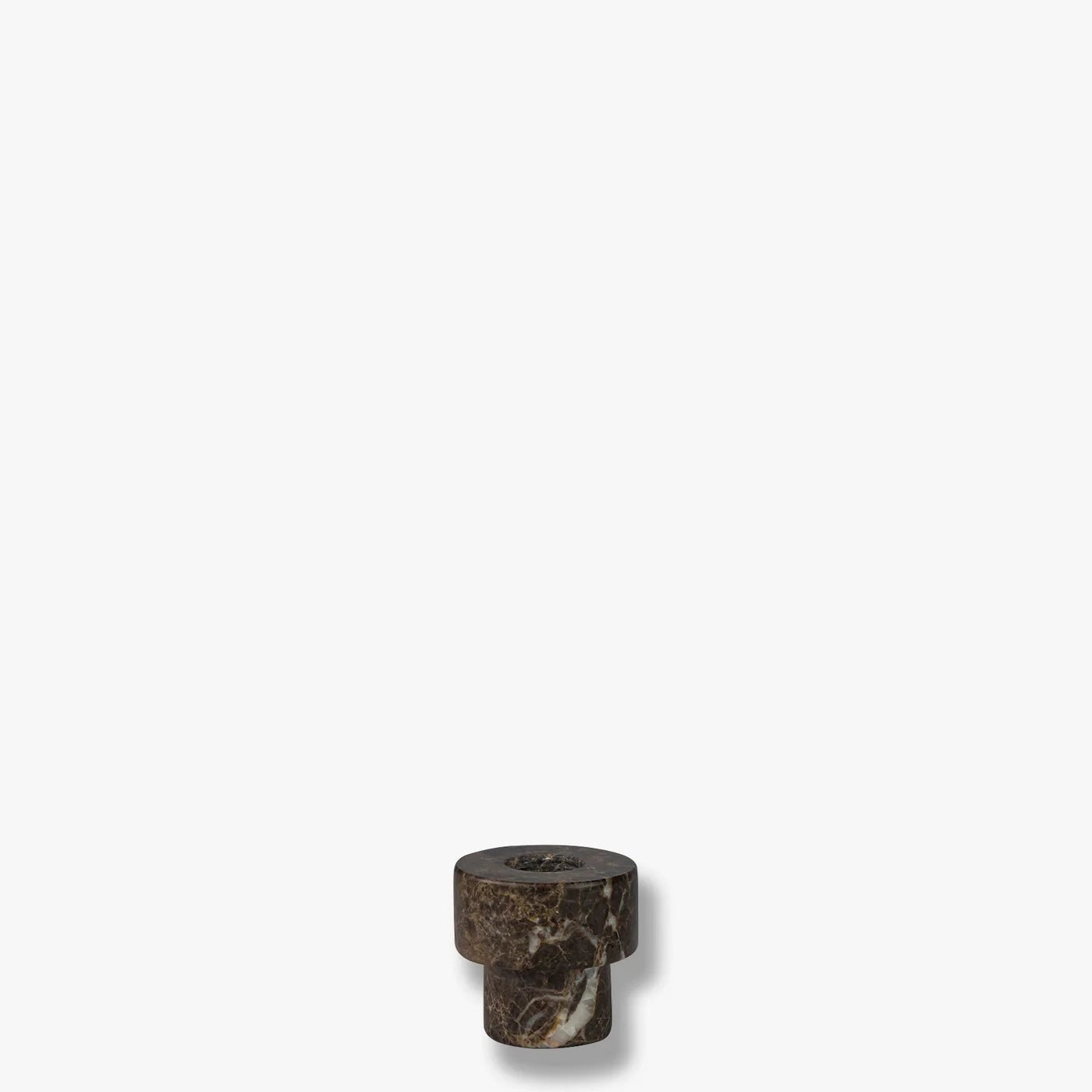 Mette Ditmer MARBLE Ljusstake, Brun - Azalea Home