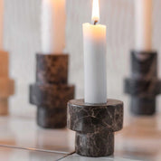 Mette Ditmer MARBLE Ljusstake, Brun - Azalea Home