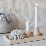 Mette Ditmer MARBLE Ljusstake, Sand - Azalea Home