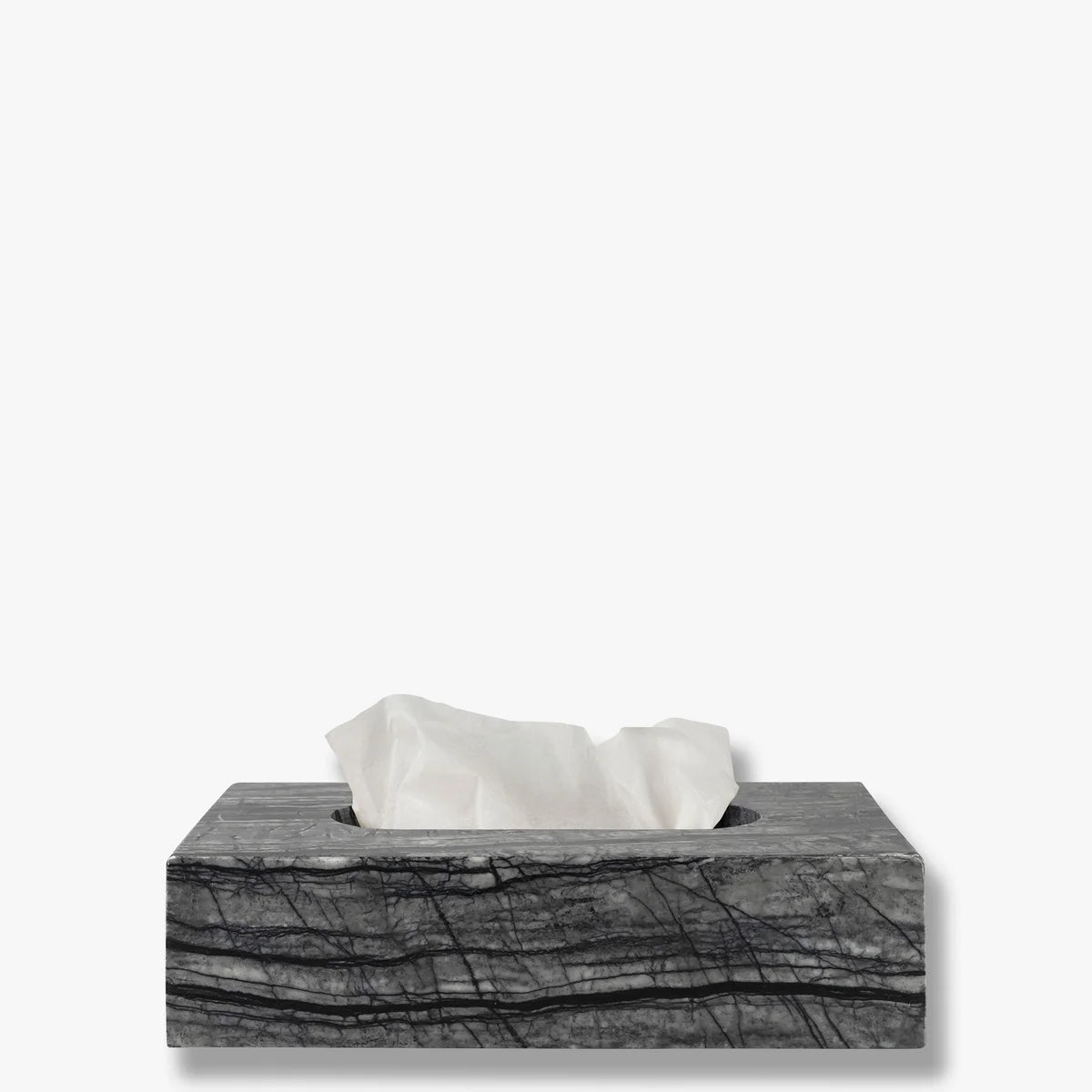 Mette Ditmer MARBLE Näsdukslåda, Svart/grå - Azalea Home
