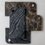 Mette Ditmer MARBLE Serveringsbricka, Svart/grå - Azalea Home