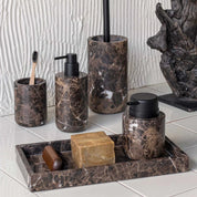 Mette Ditmer MARBLE Toalettborste, Brun - Azalea Home