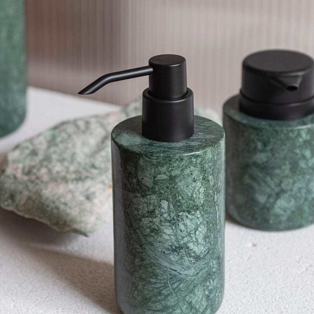Mette Ditmer MARBLE Tvålpump, Dark forest - Azalea Home