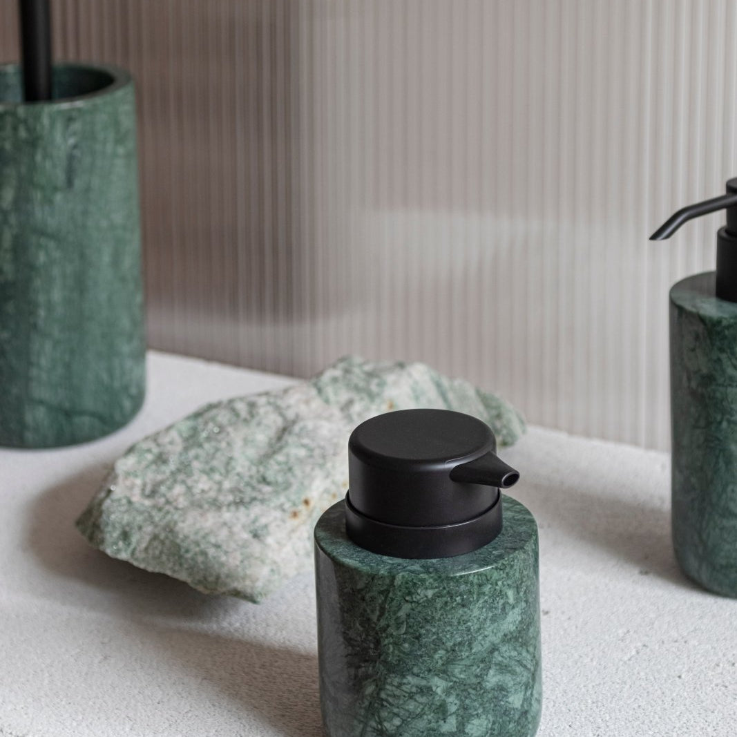 Mette Ditmer MARBLE Tvålpump, Dark forest - Azalea Home