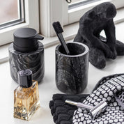 Mette Ditmer MARBLE Tvålpump, Svart/grå - Azalea Home