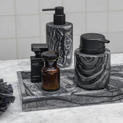 Mette Ditmer MARBLE Tvålpump, Svart/grå - Azalea Home