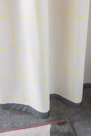Mette Ditmer MESH Duschdraperi 150x200, Gul - Azalea Home