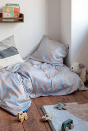 Mette Ditmer MINI Bäddset 70x100, Ljusblå / Tan - Azalea Home