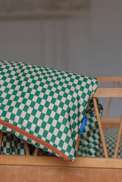 Mette Ditmer MINI Bäddset 70x100, Pine green / Tan - Azalea Home