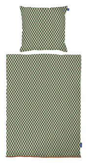 Mette Ditmer MINI Bäddset 70x100, Pine green / Tan - Azalea Home