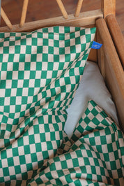 Mette Ditmer MINI Bäddset Junior, Pine green / Tan - Azalea Home