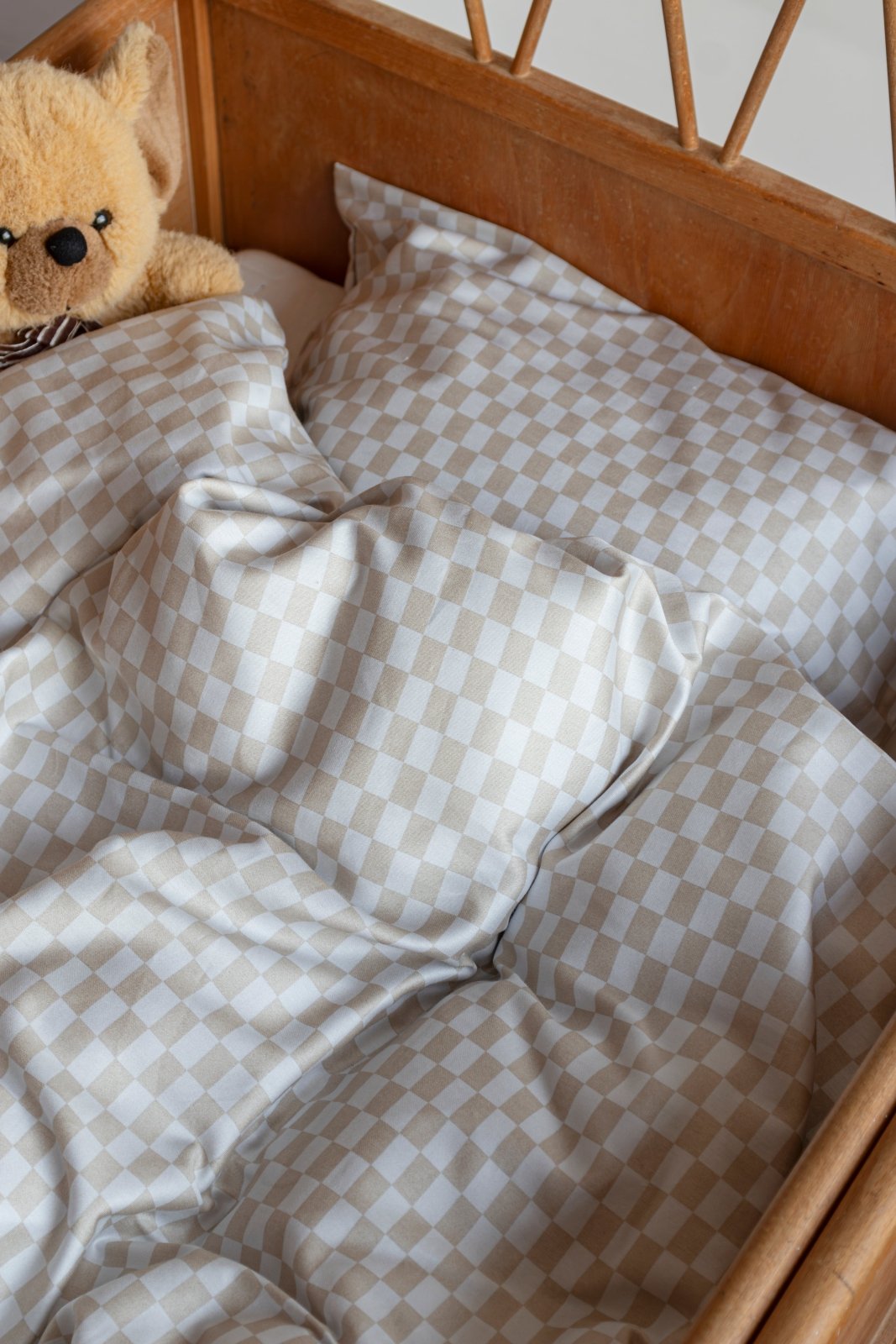 Mette Ditmer MINI Bäddset Junior, Sand / Ljusgrå - Azalea Home
