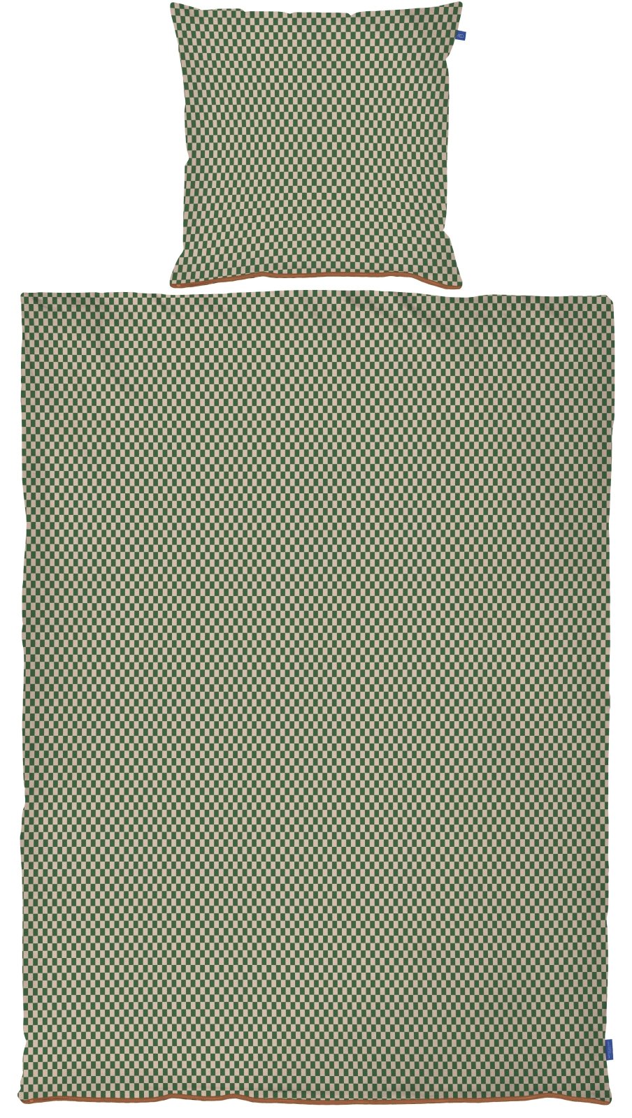 Mette Ditmer MINI Bäddset, Pine green / Tan - Azalea Home