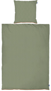 Mette Ditmer MINI Bäddset, Pine green / Tan - Azalea Home
