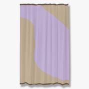 Mette Ditmer NOVA ARTE Duschdraperi 150x200, Sand / lila - Azalea Home