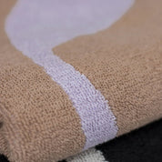 Mette Ditmer NOVA ARTE Gästhandduk 2 - pack 40x55, Sand / Lila - Azalea Home