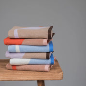 Mette Ditmer NOVA ARTE Gästhandduk 2 - pack 40x55, Sand / Lila - Azalea Home