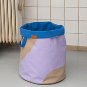 Mette Ditmer NOVA ARTE Tvättkorg, Sand / Lila - Azalea Home