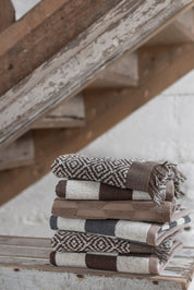 Mette Ditmer RETRO Badhandduk 70x133, Chocolate - Azalea Home