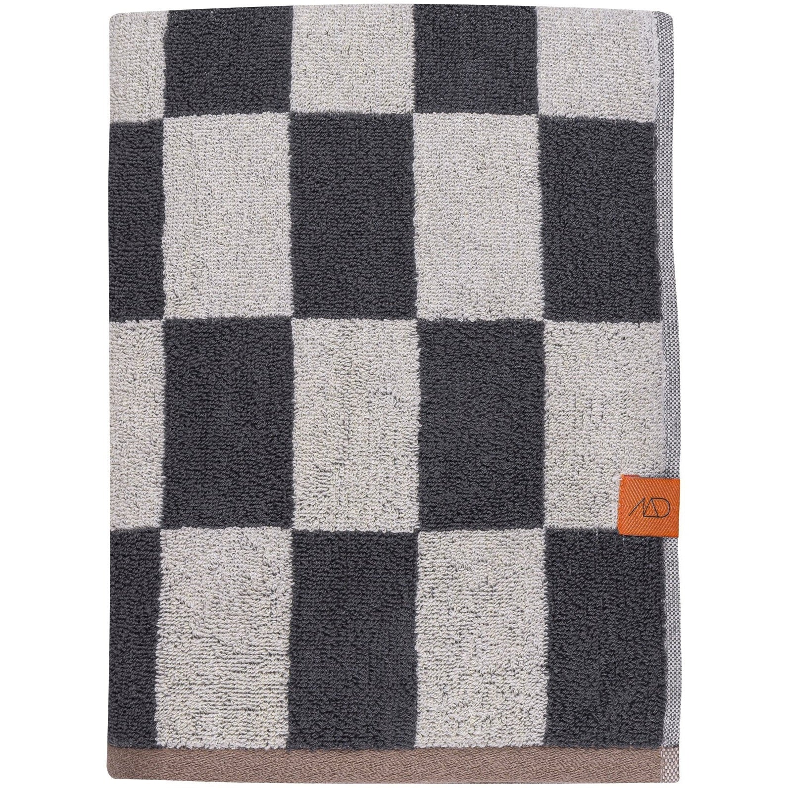 Mette Ditmer RETRO Badhandduk 70x133, Mörkgrå - Azalea Home