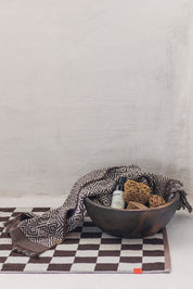 Mette Ditmer RETRO Badrumsmatta 50x80, Chocolate - Azalea Home