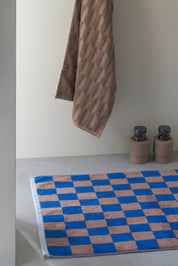 Mette Ditmer RETRO Badrumsmatta 50x80, Kobolt - Azalea Home