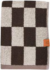Mette Ditmer RETRO Gästhandduk 2 - pack 40x55, Chocolate - Azalea Home