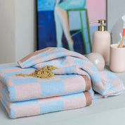Mette Ditmer RETRO Gästhandduk 2 - pack 40x55, Ljusblått - Azalea Home