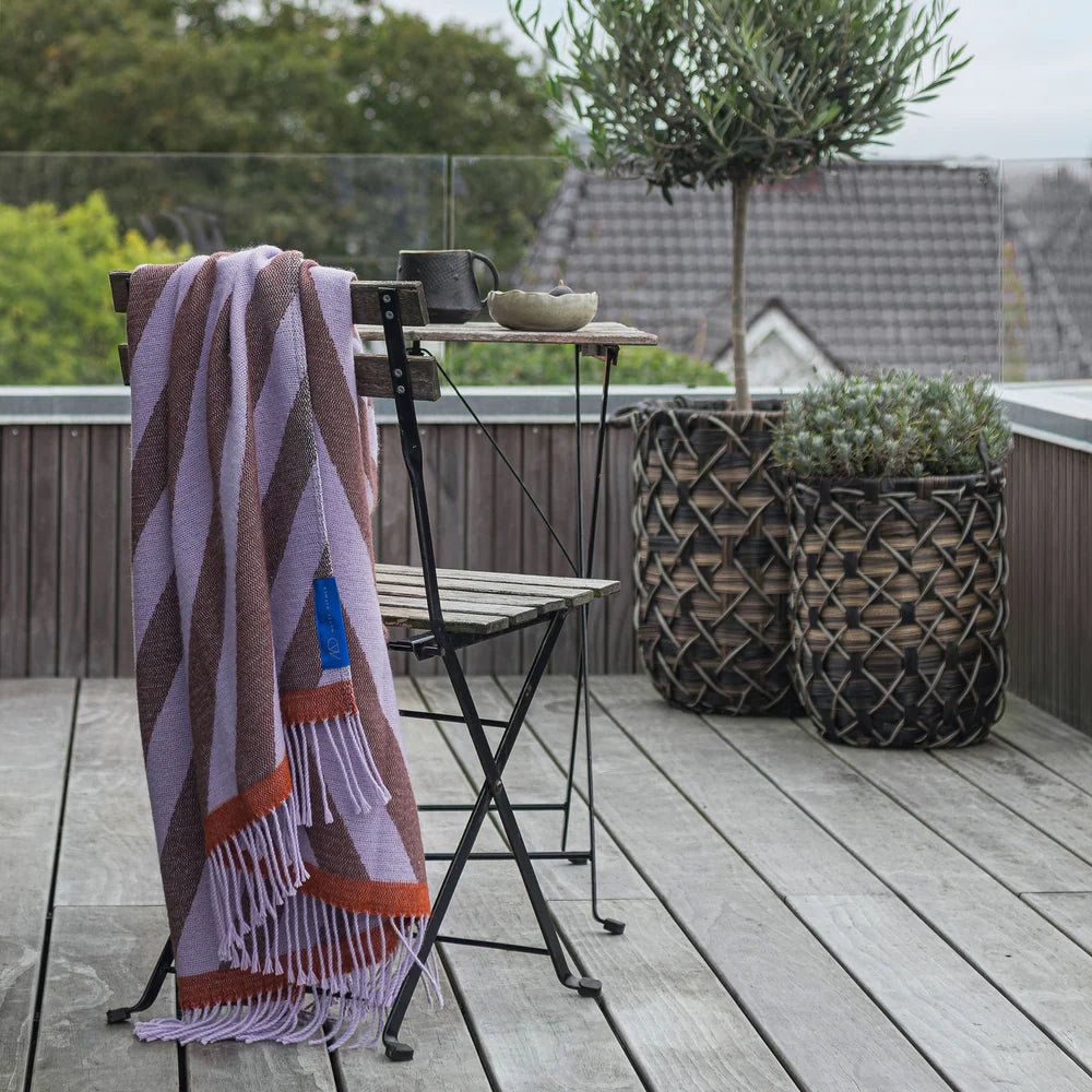 Mette Ditmer RETRO Pläd 125x170, Brun - Azalea Home